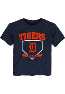 Detroit Tigers Infant Home Runner Short Sleeve T-Shirt Navy Blue
