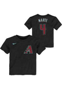 Ketel Marte Arizona Diamondbacks Toddler Black Name and Number Short Sleeve Player T Shirt