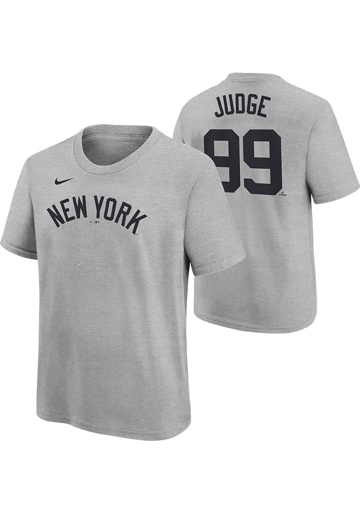 Aaron Judge New York Yankees Youth Road Name and Number Short