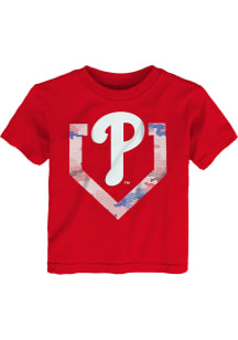 Philadelphia Phillies Toddler Red Tech Camo Short Sleeve T-Shirt