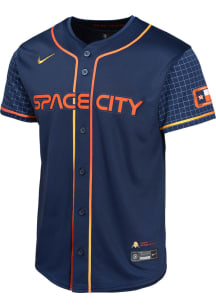Nike Houston Astros Youth Navy Blue City Connect Limited Blank Jersey