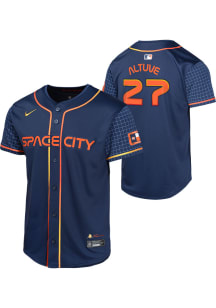 Jose Altuve  Nike Houston Astros Youth Navy Blue City Connect Limited Jersey