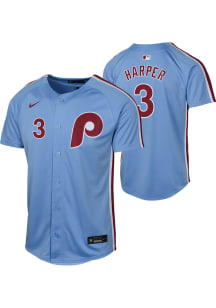 Bryce Harper  Nike Philadelphia Phillies Youth Light Blue Alt Limited Jersey