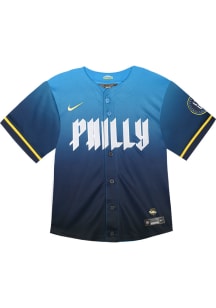 PHI Phillies Tdlr Navy City Connect Limited Blank Jersey