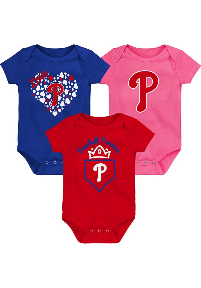 Philadelphia Phillies Baby One Piece Phillies Infants Sets