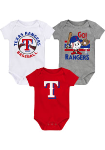 Texas Rangers Baby Red Ball Park One Piece
