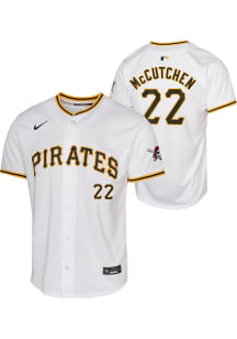 Andrew McCutchen  Nike Pittsburgh Pirates Youth White Home Limited Jersey