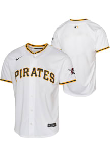 Nike Pittsburgh Pirates Youth White Home Limited Blank Jersey
