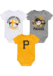 Pittsburgh Pirates Baby Yellow Ball Park One Piece