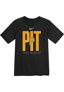 Nike Pittsburgh Pirates Boys Black Team Score Board Short Sleeve T-Shirt