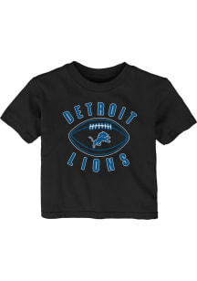 Detroit Lions Infant Little Kicker Short Sleeve T-Shirt Black