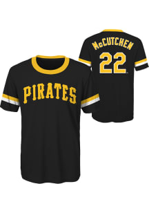 Andrew McCutchen Pittsburgh Pirates Youth Black Triple Sublimated Player Player Tee