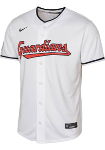 Nike Cleveland Guardians Youth White Home Limited Blank Jersey