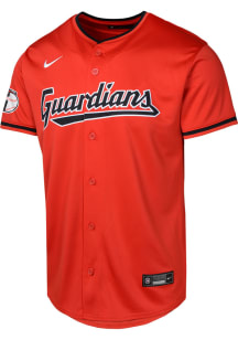 Nike Cleveland Guardians Youth Red Alt 2 Limited Blank Jersey