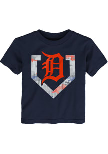 Detroit Tigers Toddler Navy Blue Tech Camo Short Sleeve T-Shirt