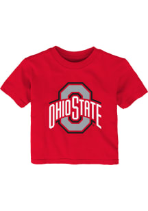 Infant Red Ohio State Buckeyes Athletic O Short Sleeve T-Shirt