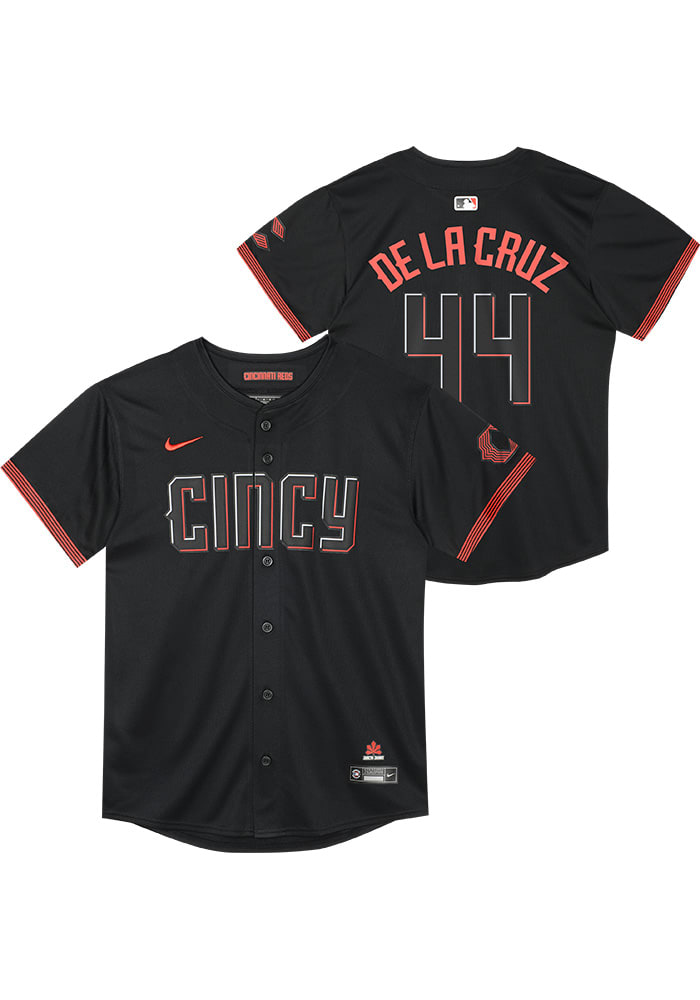 Elly De La Cruz Cincinnati Reds Boys Black City Connect Limited Baseball  Jersey