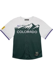 Nike Colorado Rockies Toddler Green City Connect Limited Blank Jersey