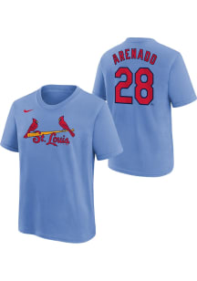 Nolan Arenado St Louis Cardinals Youth Light Blue Alt NN Player Tee