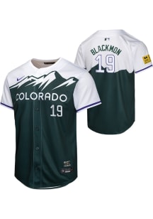 Charlie Blackmon  Nike Colorado Rockies Youth Green City Connect Limited Jersey