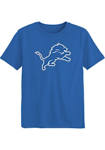 Detroit Lions Boys Blue Primary Logo Short Sleeve T-Shirt