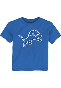 Detroit Lions Toddler Blue Primary Logo Short Sleeve T-Shirt