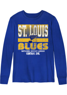 Mitchell and Ness St Louis Blues Toddler Blue Retro Big Game Long Sleeve T-Shirt