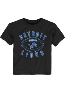 Detroit Lions Infant Little Kicker Short Sleeve T-Shirt Black