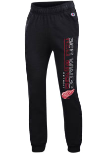Champion Detroit Red Wings Youth Black Wordmark Sweatpants