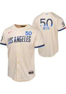 Mookie Betts  Nike Los Angeles Dodgers Youth White City Connect Limited Jersey