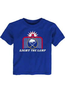 Buffalo Sabres Infant Light The Lamp Short Sleeve T-Shirt Blue
