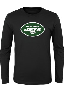 New York Jets Toddler Black Primary Logo Long Sleeve T-Shirt