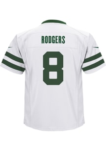 Aaron Rodgers New York Jets Boys Green Nike Alt 2 Replica Football Jersey