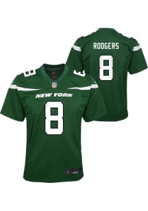 Aaron Rodgers New York Jets Youth Green Nike Home Replica Football Jersey
