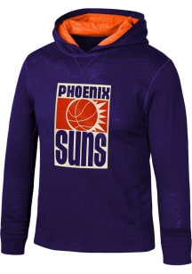 Mitchell and Ness Phoenix Suns Youth Purple Legendary Slub Hooded Long Sleeve T-Shirt