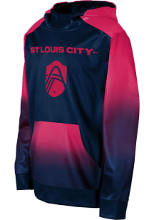 St Louis City SC Youth Navy Blue Superbly Played Long Sleeve Hoodie