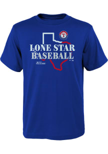 Texas Rangers Youth Blue 2023 WS Part Closer Short Sleeve T-Shirt