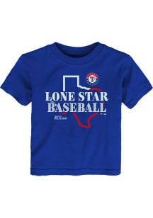 Texas Rangers Toddler Blue 2023 WS Part Closer Short Sleeve T-Shirt