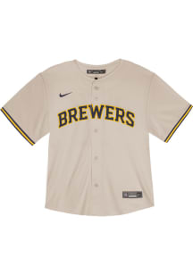 Nike Milwaukee Brewers Toddler White Home Game Blank Jersey