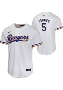 Corey Seager  Nike Texas Rangers Youth White Home Game Jersey