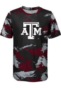Texas A&amp;M Aggies Toddler Maroon Cross Pattern Short Sleeve T-Shirt