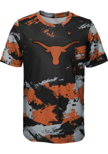 Texas Longhorns Toddler Burnt Orange Cross Pattern Short Sleeve T-Shirt