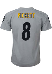 Kenny Pickett Pittsburgh Steelers Youth Grey V-Neck NN Perf Player Tee