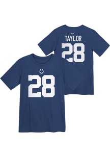 Jonathan Taylor  Indianapolis Colts Boys Blue Nike NN Short Sleeve T-Shirt