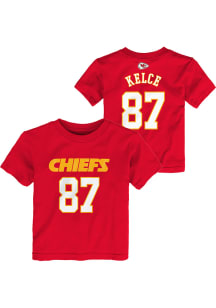 Travis Kelce Kansas City Chiefs Infant Mainliner NN Short Sleeve T-Shirt Red