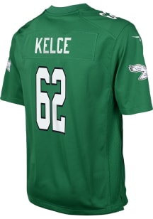 Jason Kelce Philadelphia Eagles Youth Kelly Green Nike Alt 2 Replica Football Jersey