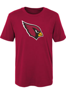Arizona Cardinals Boys Cardinal Primary Logo Short Sleeve T-Shirt