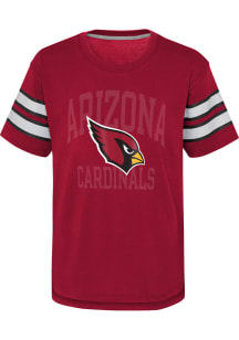 Arizona Cardinals Youth Cardinal Team Official Short Sleeve Fashion T-Shirt