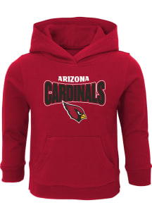 Arizona Cardinals Toddler Cardinal Draft Pick Long Sleeve Hooded Sweatshirt