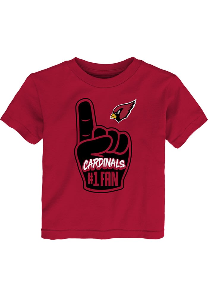 Arizona Cardinals Toddler CARDINAL Hands Off Short Sleeve Tee